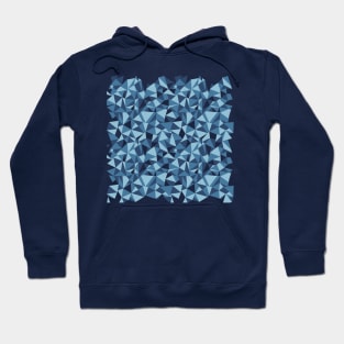 Abstract Blues Repeat Hoodie